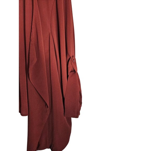 Torrid Womens Lenny Open Front Drape Roll Tab Sleeves Kimono/Cardigan Women 4X - Picture 7 of 8